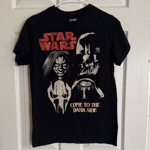 Star Wars Black and Red Short Sleeve Tee